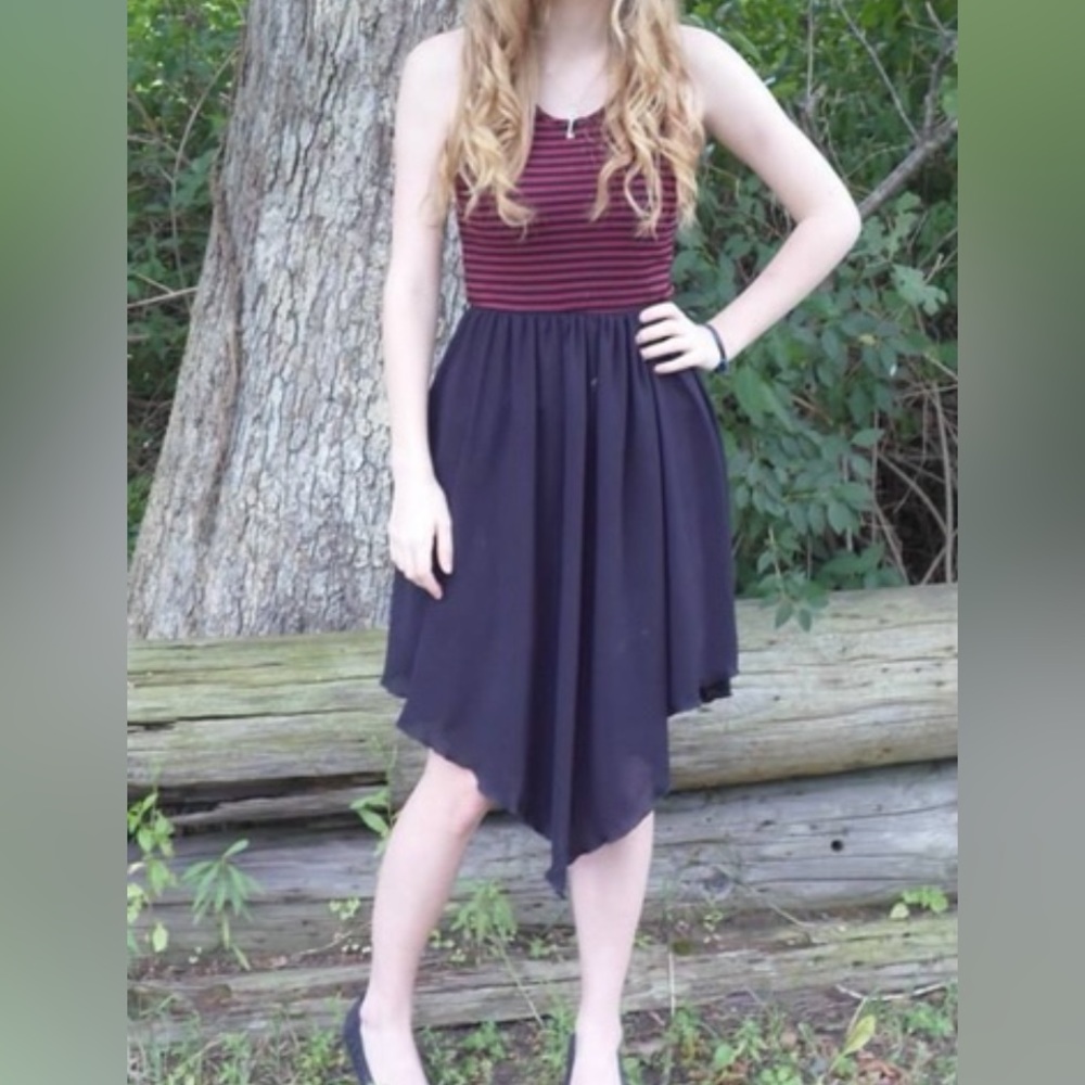 Black/Red Striped Dress - Rue21 - XS - Picture 3 of 3